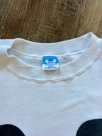 542 -White Mickey Head Red Letter Crewneck