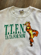 613 -White TTFN Tigger Crewneck - XL