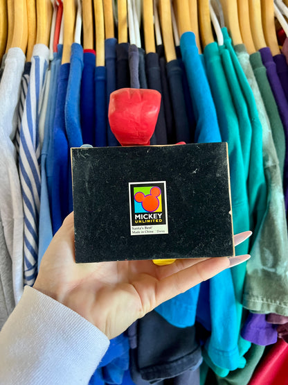 619 -Mickey Unlimited Mickey Wrapping Present Stocking Hanger