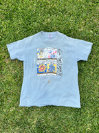 EPCOT Flower & Garden Recycled Tees - Blue Wild Flowers - XL