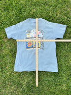 EPCOT Flower & Garden Recycled Tees - Blue Wild Flowers - XL