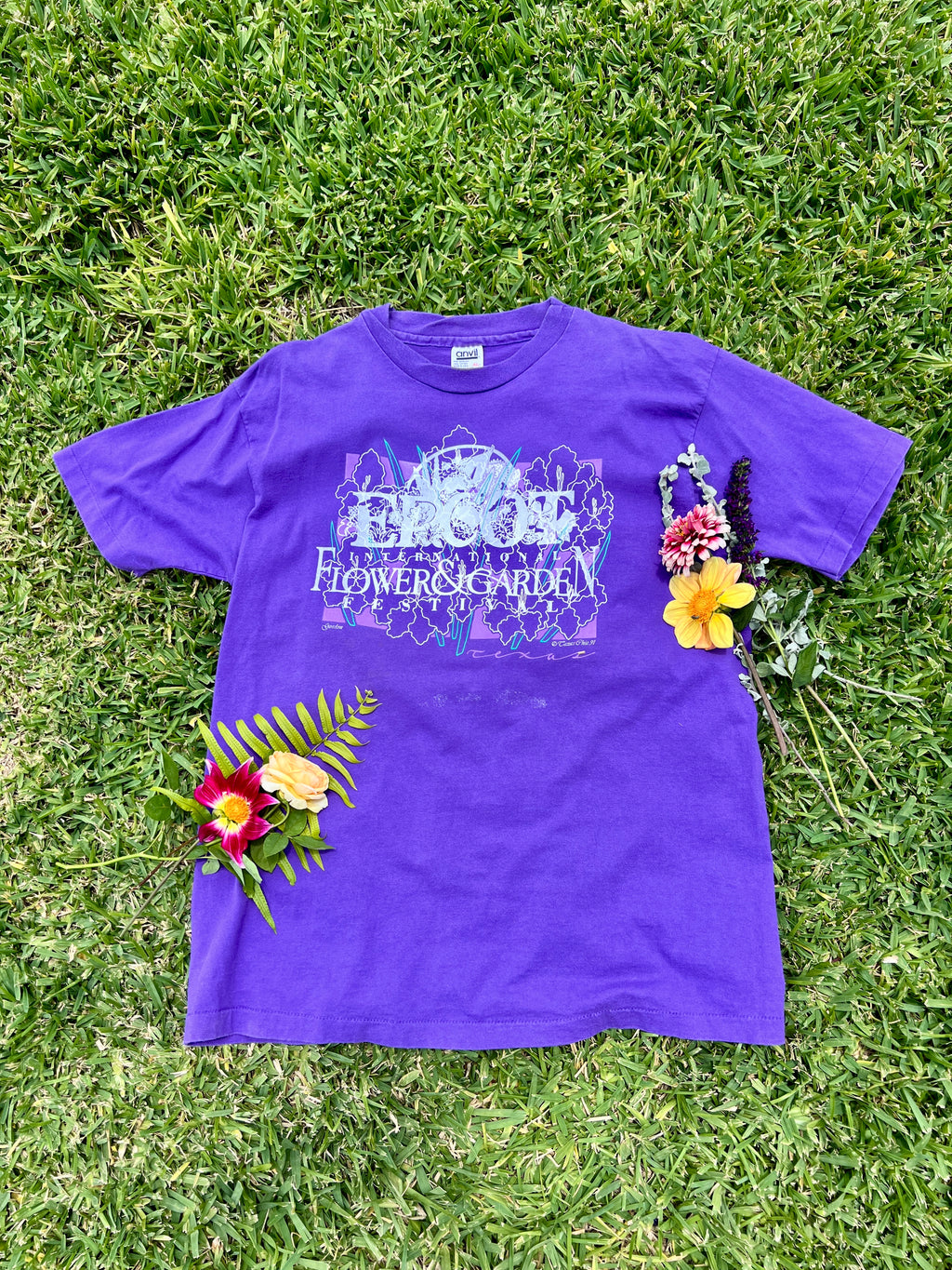 EPCOT Flower & Garden Recycled Tees - Purple Gordon - XL