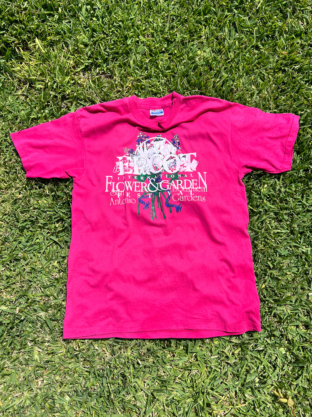 EPCOT Flower & Garden Recycled Tees - Pink San Antonio Gardens - M