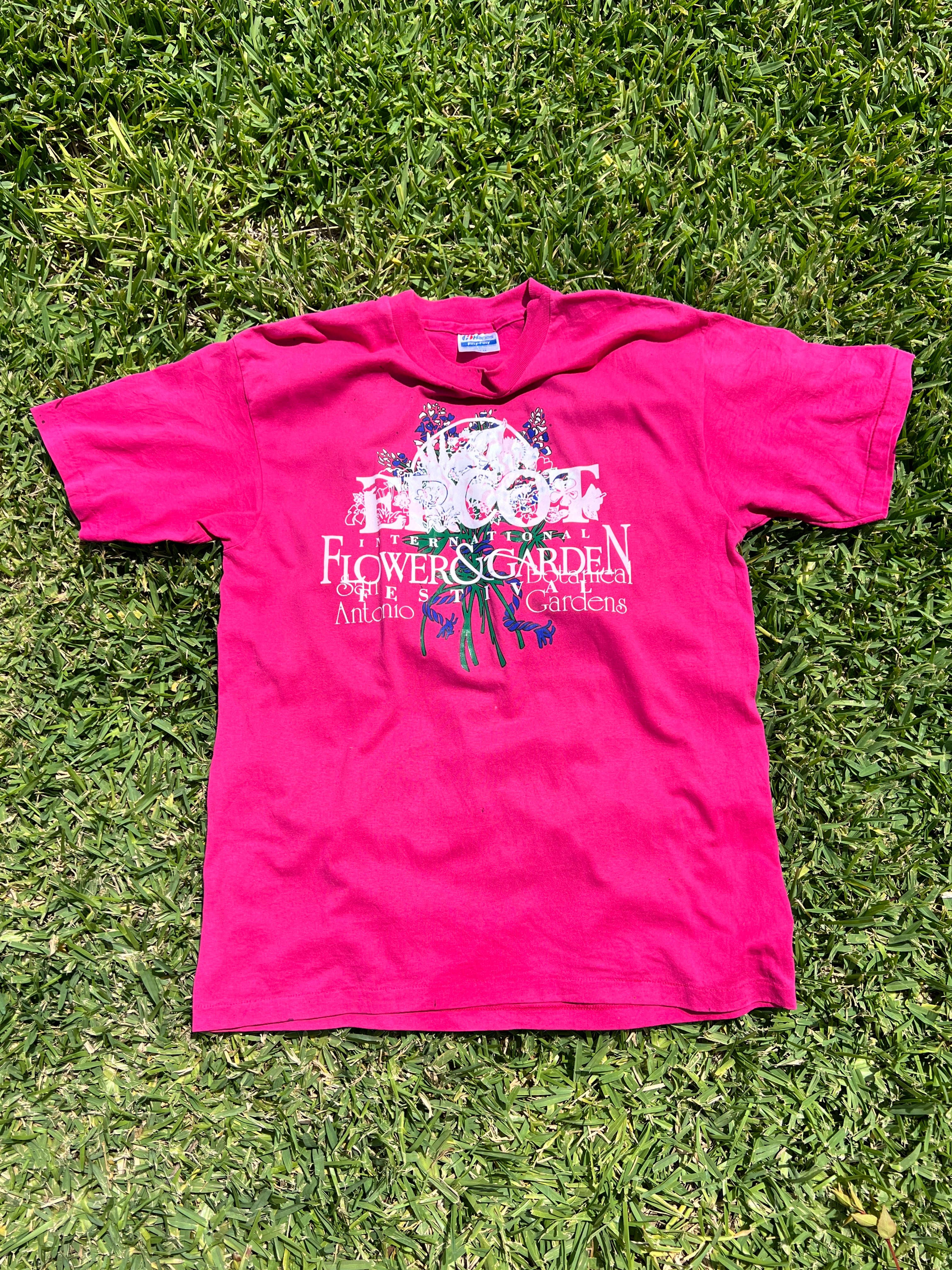 EPCOT Flower & Garden Recycled Tees - Pink San Antonio Gardens - M