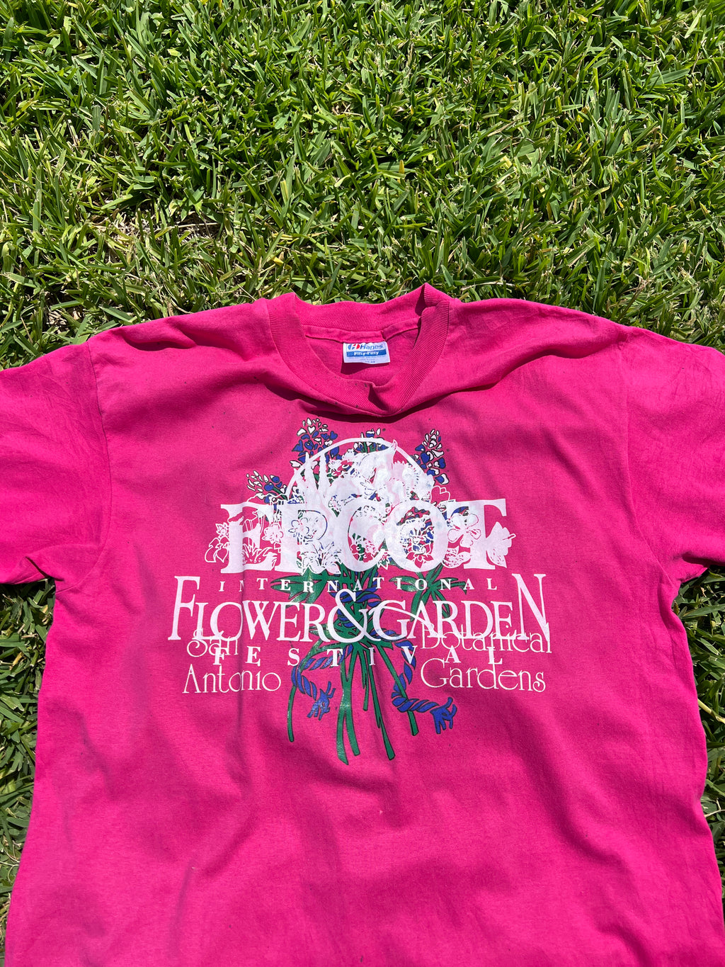 EPCOT Flower & Garden Recycled Tees - Pink San Antonio Gardens - M
