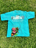 EPCOT Flower & Garden Recycled Tees - Blue Curay Colorado - M