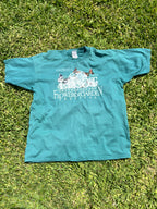 EPCOT Flower & Garden Recycled Tees - Blue Florida Butterflies - XL