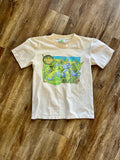 1136 -White Flik Surfing Leaf A Bug's Life Promo Shirt - M