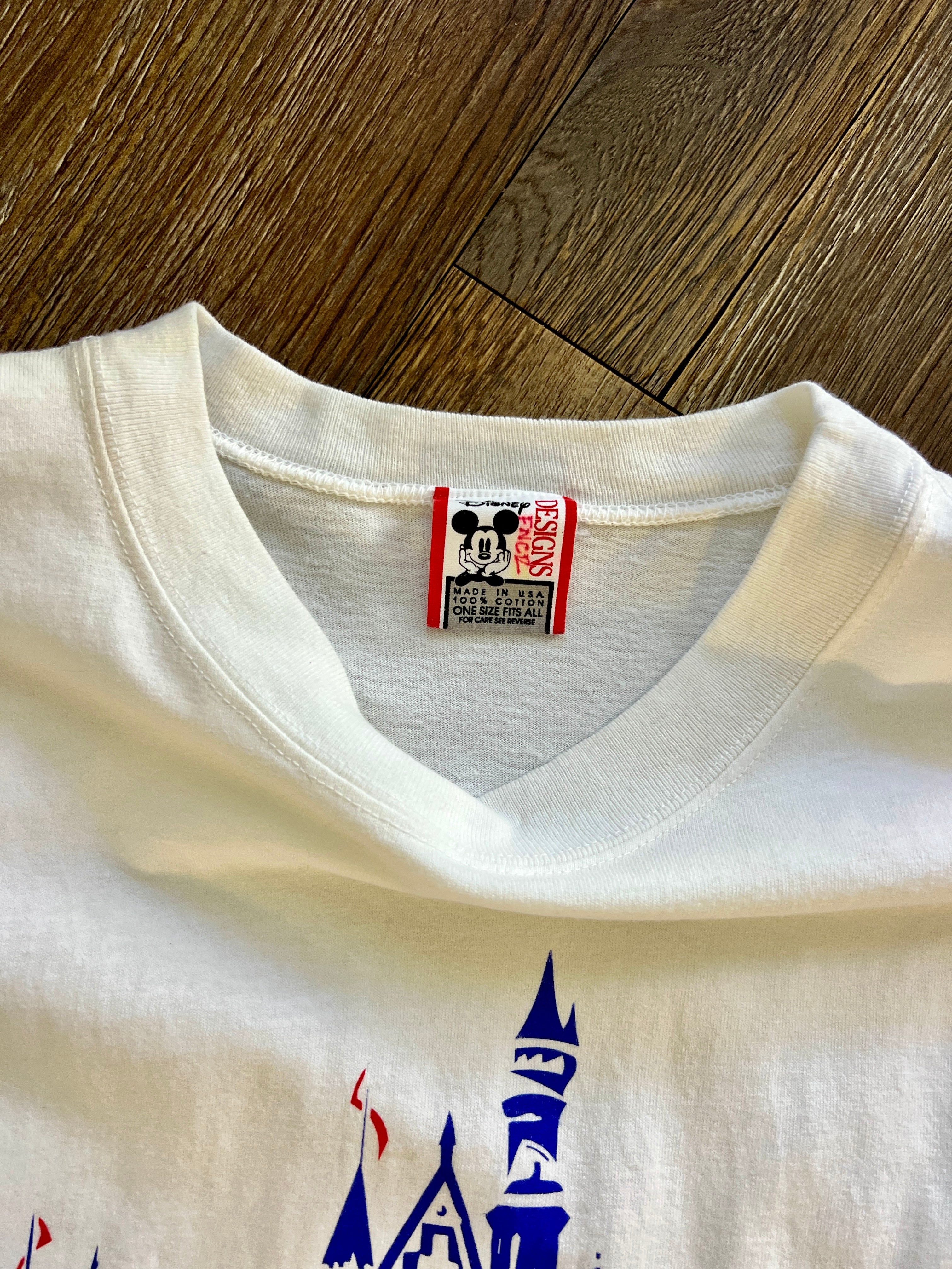 1137 -White Indiana Jones 1995 40 Years of Adventure Disneyland Long Sleeve - OSFA