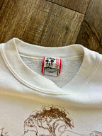 1139 -White The Lion King Circle of Life Pride Rock Crewneck - L
