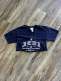 1151 -Navy Cropped Jedi Training Academy Shirt - S