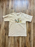88 - Tan Port Orleans Mickey, Goofy, Donald Tee - L