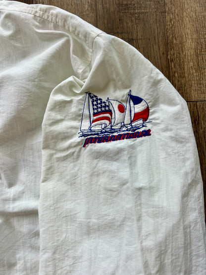 101 -White Yacht Club Windbreaker - XL