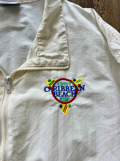 102 -White Caribbean Beach Windbreaker - XL