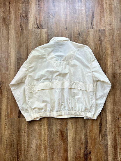 102 -White Caribbean Beach Windbreaker - XL