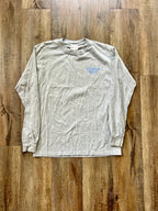 104 -Grey Longsleeve Caribbean Beach Shirt - M