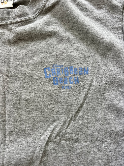 104 -Grey Longsleeve Caribbean Beach Shirt - M