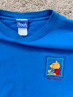 1410 - Blue Embroidered WTP Silly Old Bear Tee - XL