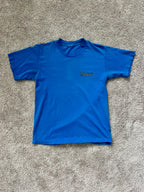1411 - Blue Single Stitch Polynesian Tiki Tee - NT / S