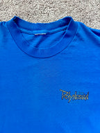 1411 - Blue Single Stitch Polynesian Tiki Tee - NT / S