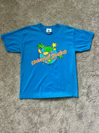 1419 - Blue Universal Studios Sunglasses Globe Tee - L