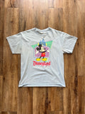170 -Blue Disneyland Mickey Tee- L
