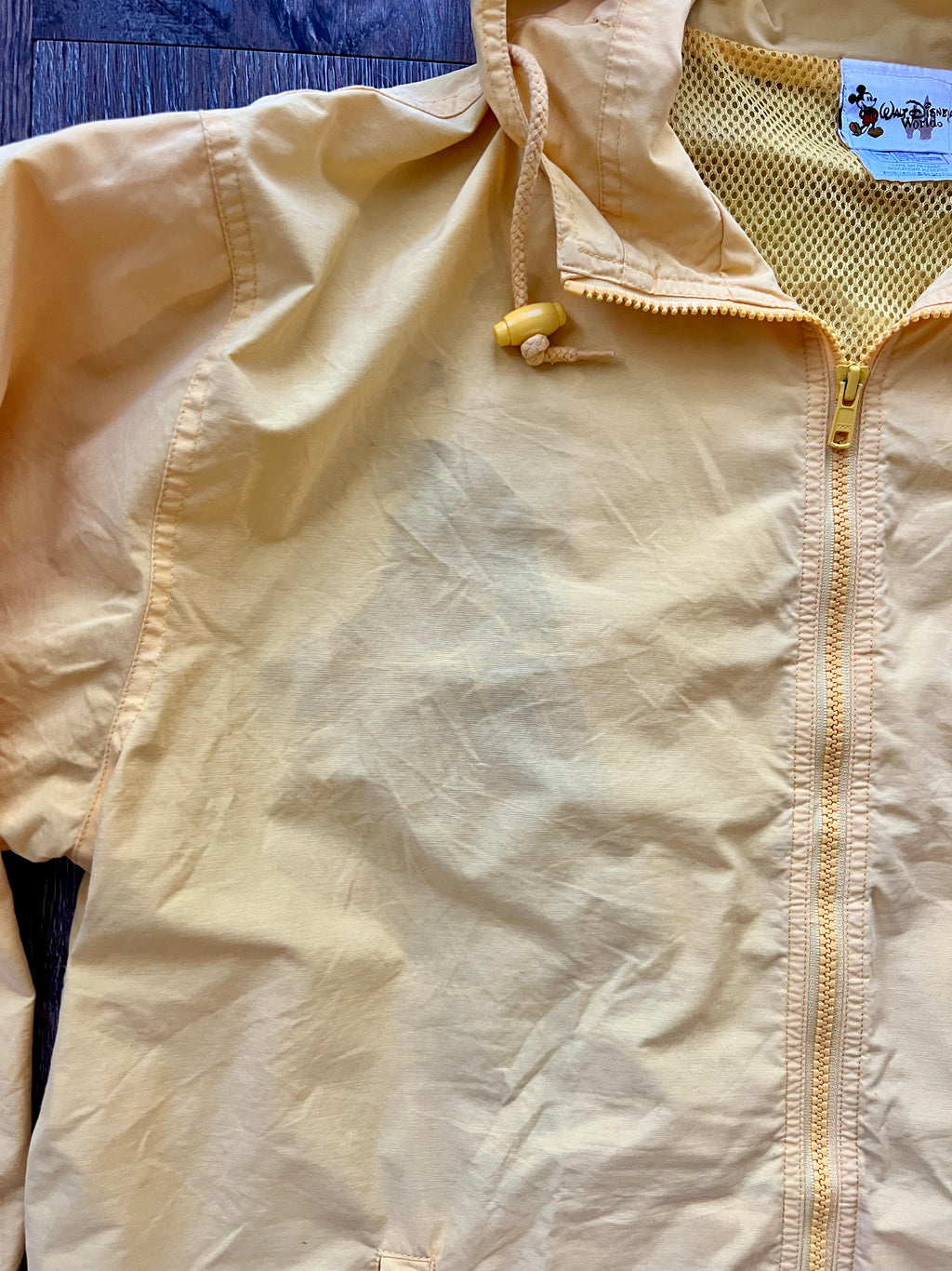 179 -Yellow WDW Windbreaker - S