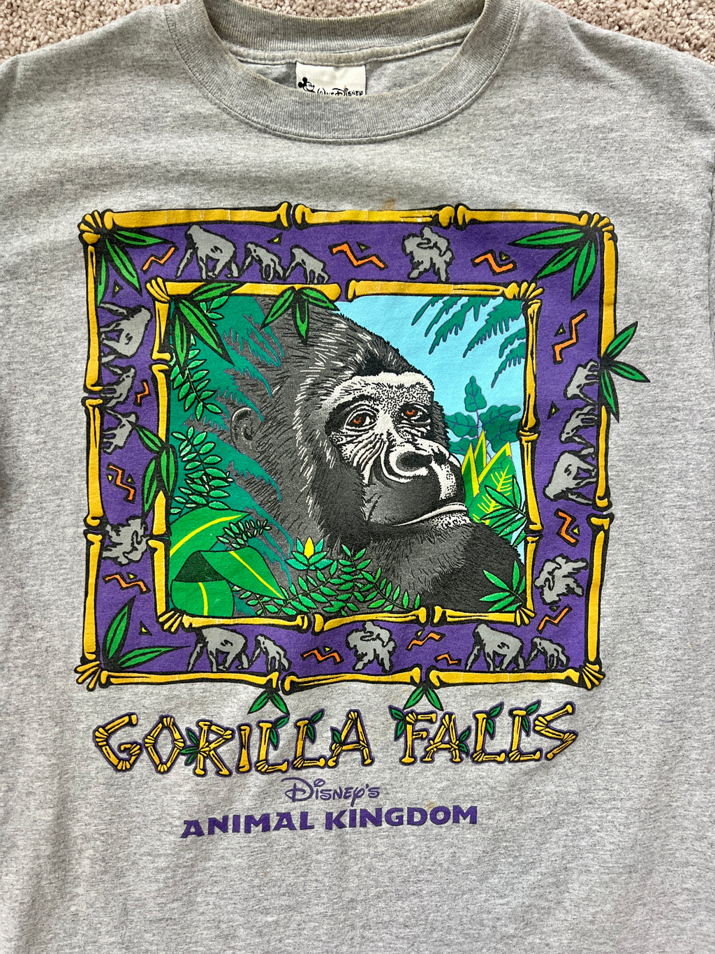 1430 - Heather Grey DAK Gorilla Falls Tee - M