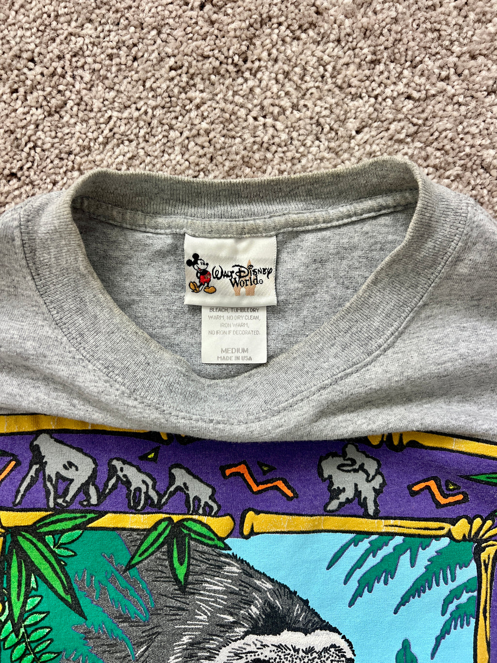 1430 - Heather Grey DAK Gorilla Falls Tee - M