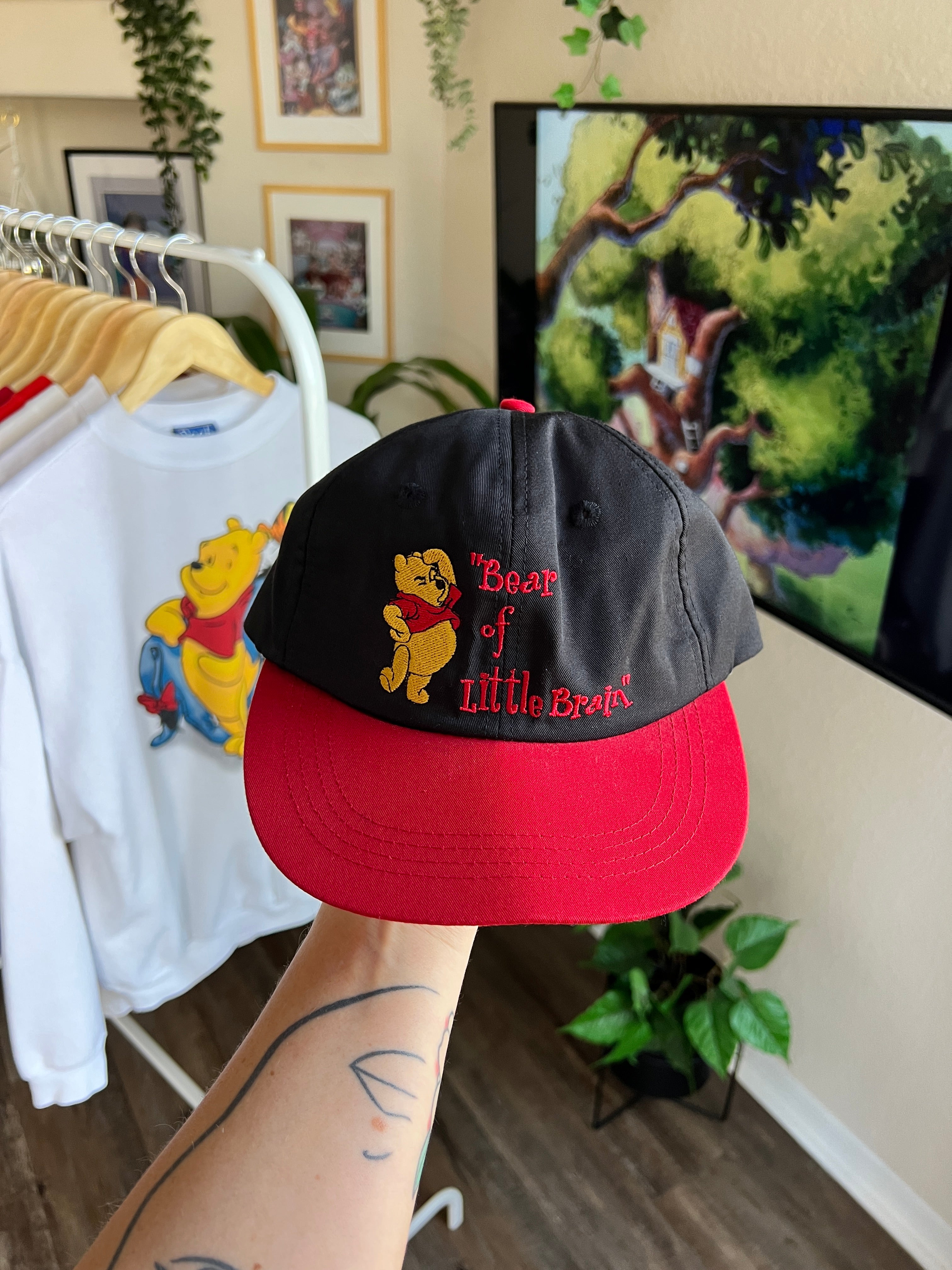 83 -Black & Red Bear of Little Brain Hat