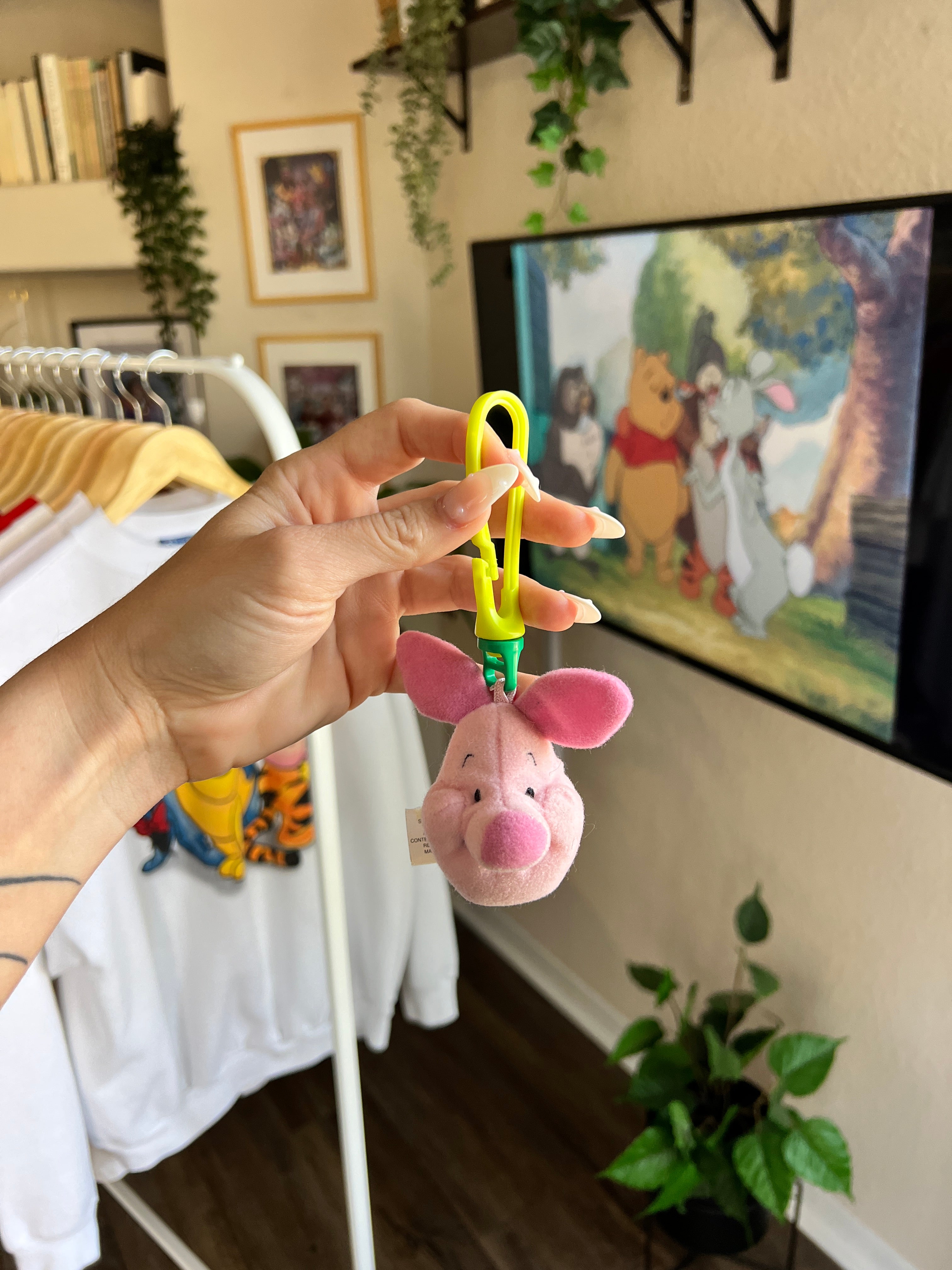 85 -Rabbit, Eeyore, Piglet, Roo, Gopher Plush Keychains