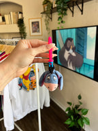 85 -Rabbit, Eeyore, Piglet, Roo, Gopher Plush Keychains