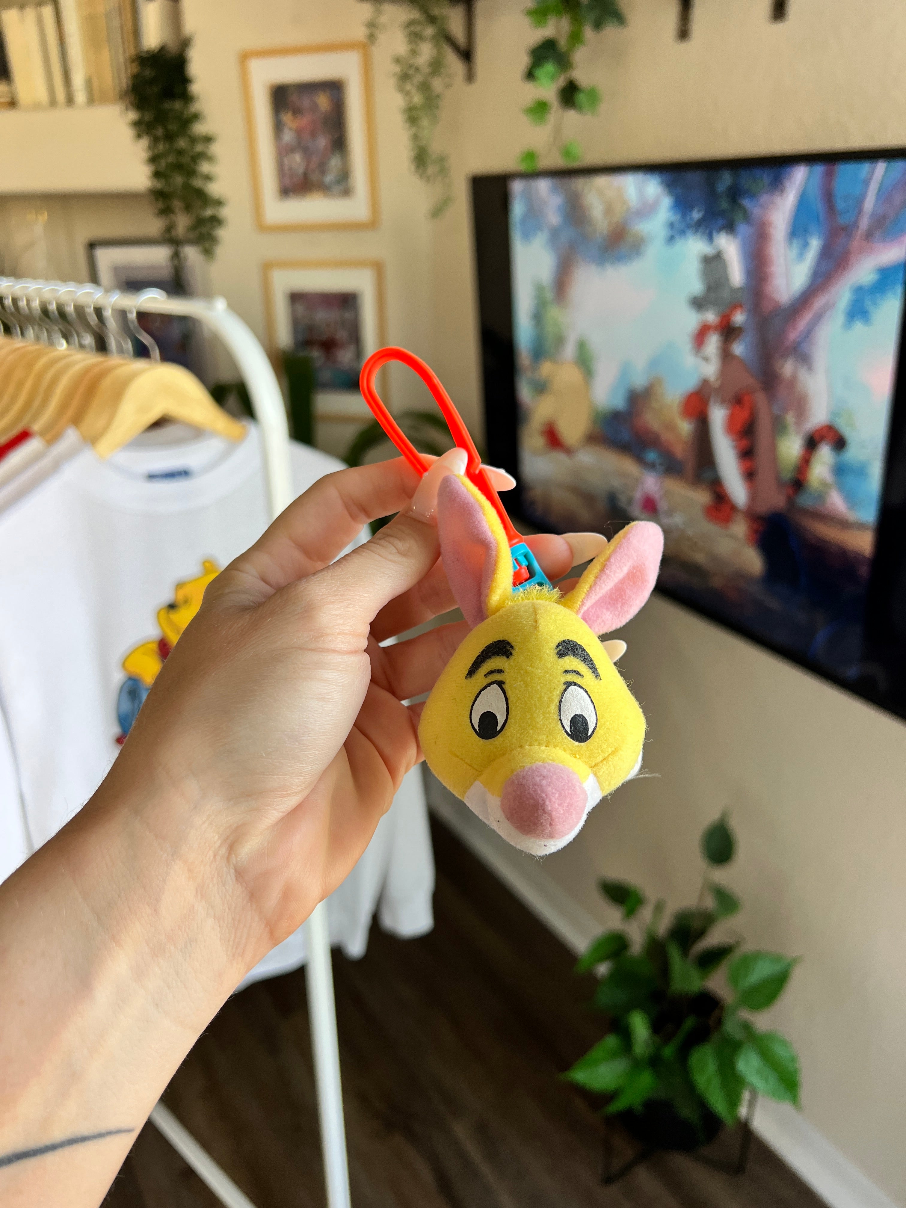 85 -Rabbit, Eeyore, Piglet, Roo, Gopher Plush Keychains