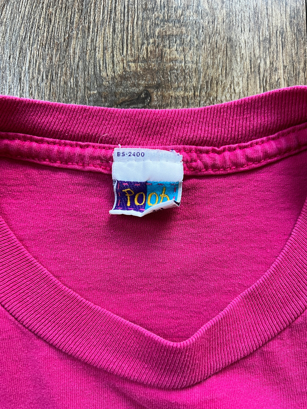 68 -Pink Multicolor WTP Embroidered Shirt - XL