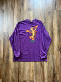 69 -Purple Tigger Embroidered Longsleeve Shirt - XL