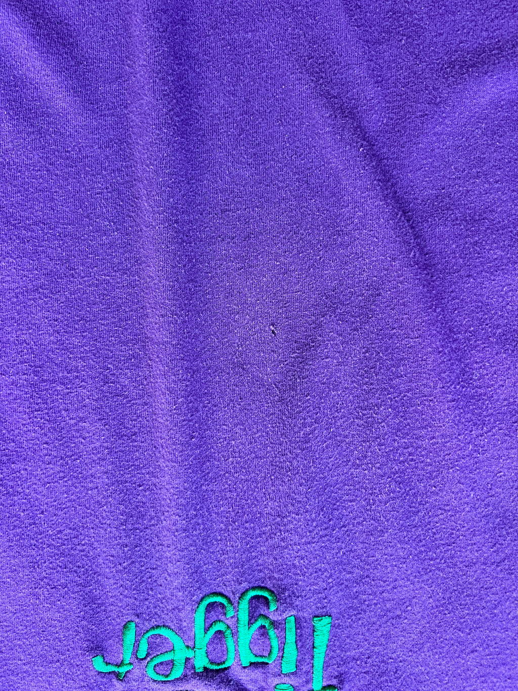 69 -Purple Tigger Embroidered Longsleeve Shirt - XL