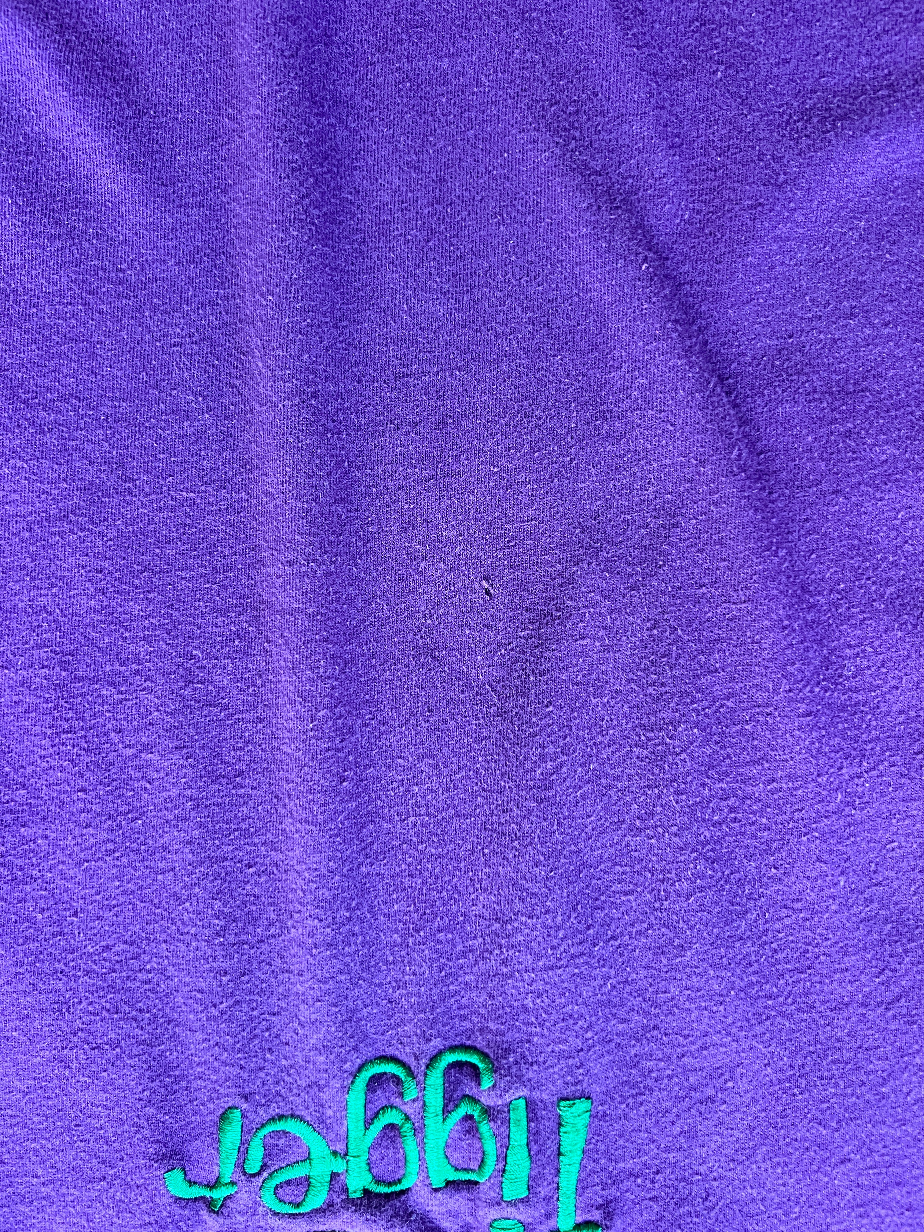 69 -Purple Tigger Embroidered Longsleeve Shirt - XL