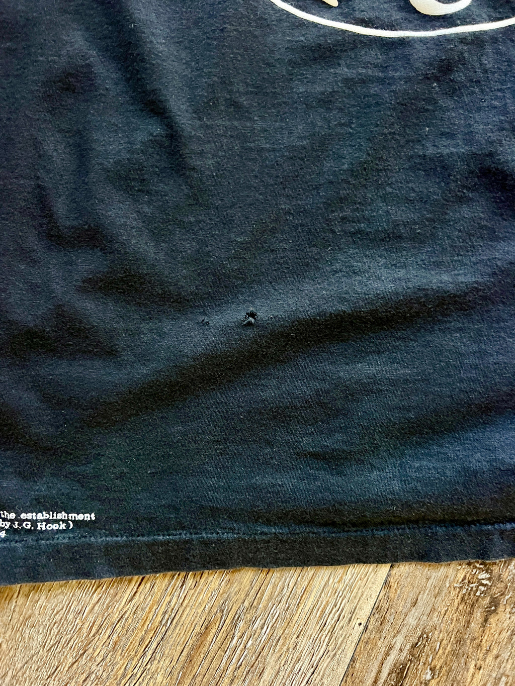 1153 -Black Mickey & Co Large Logo Shirt - L