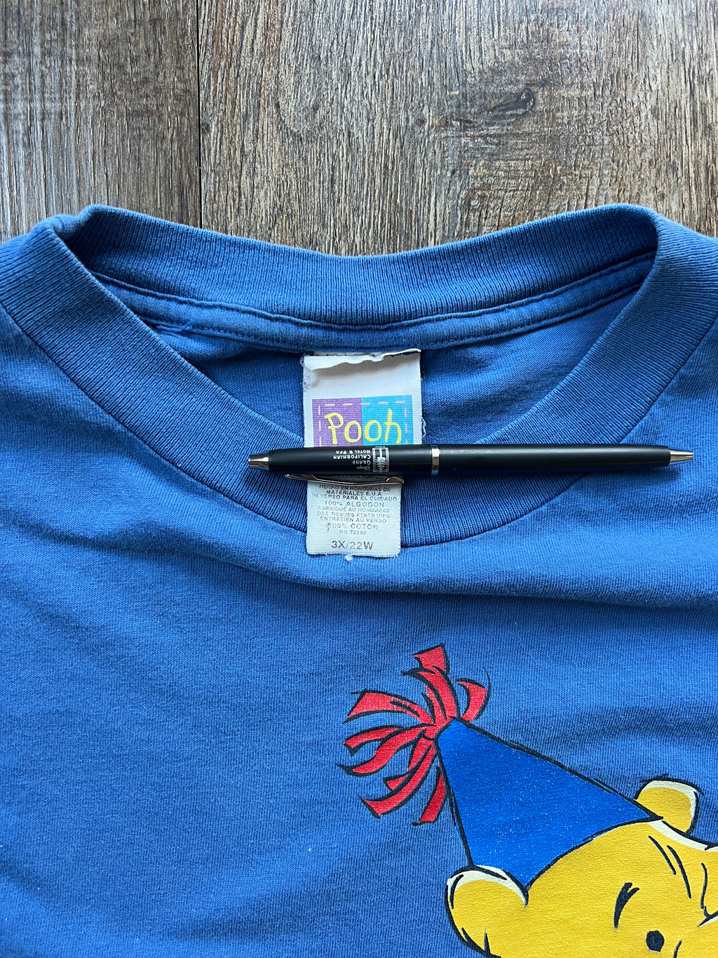 77 -Blue Hip Hip Hooray Pooh & Piglet USA Shirt - 3X