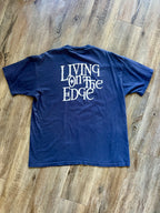 1154 -Navy Hunchback of Notre Dame Living on the Edge Gargoyle Shirt - XL