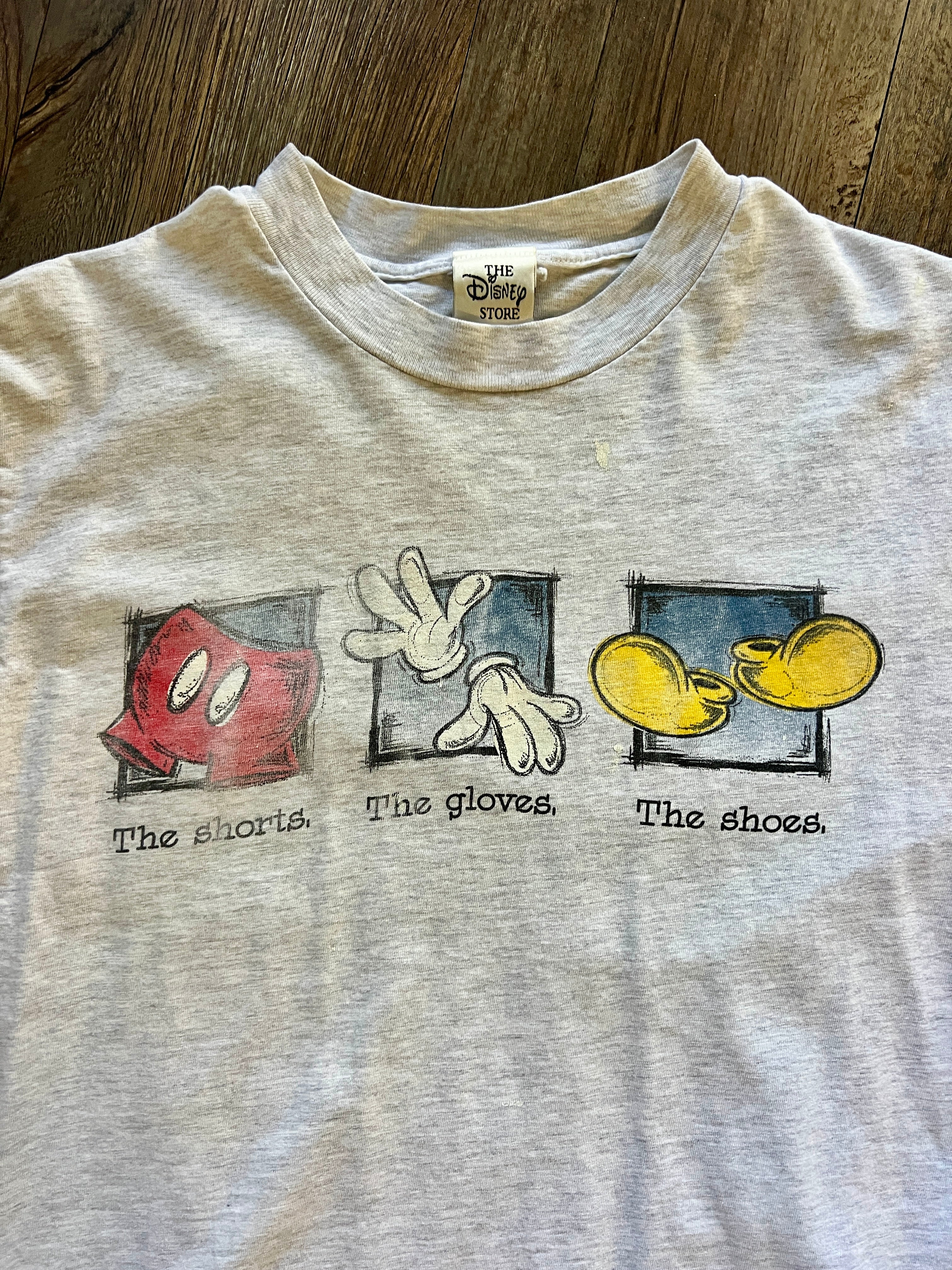 1157 -Heather Grey The Shorts. The Gloves. The Shoes. Mickey Shirt - L