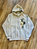 1160 -Heather Grey Mickey Box Zip-Up Hoodie - XL