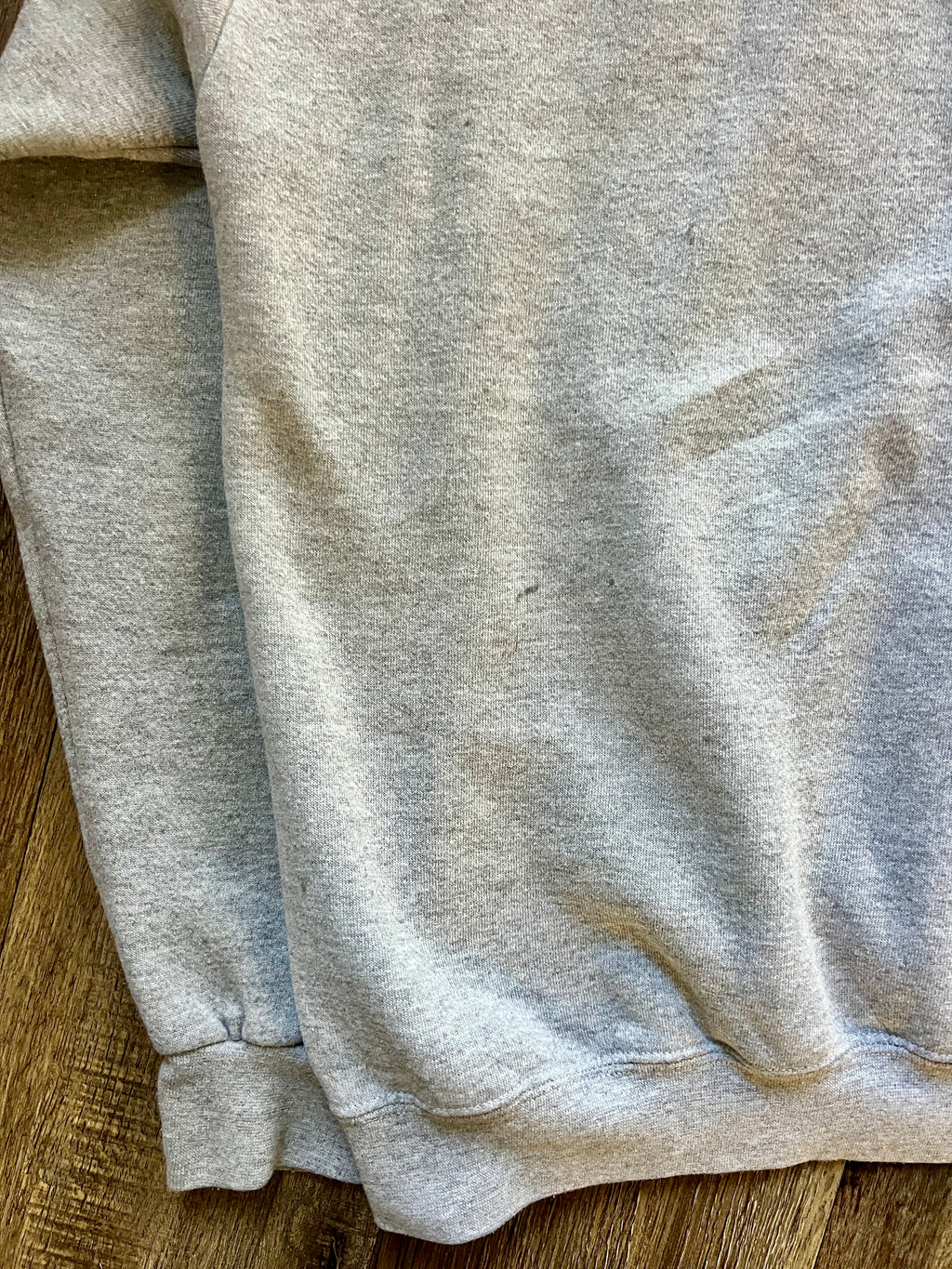 1160 -Heather Grey Mickey Box Zip-Up Hoodie - XL