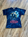 1164 -Blue Tie-Dye Expedition Everest Yeti Go Ahead & Scream Shirt - M