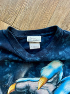 1164 -Blue Tie-Dye Expedition Everest Yeti Go Ahead & Scream Shirt - M