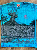 1165 -Blue Tie-Dye Typhoon Lagoon Typhoon Tilly Shirt - XL
