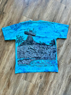 1165 -Blue Tie-Dye Typhoon Lagoon Typhoon Tilly Shirt - XL