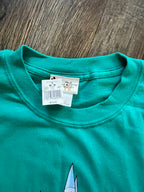 1168 -NWT Teal Green Mickey & Friends Cinderella Castle 2000 WDW Logo Shirt - XL
