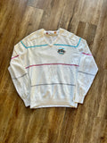 1171 -White Striped Embroidered Oldsmobile Scramble - XL