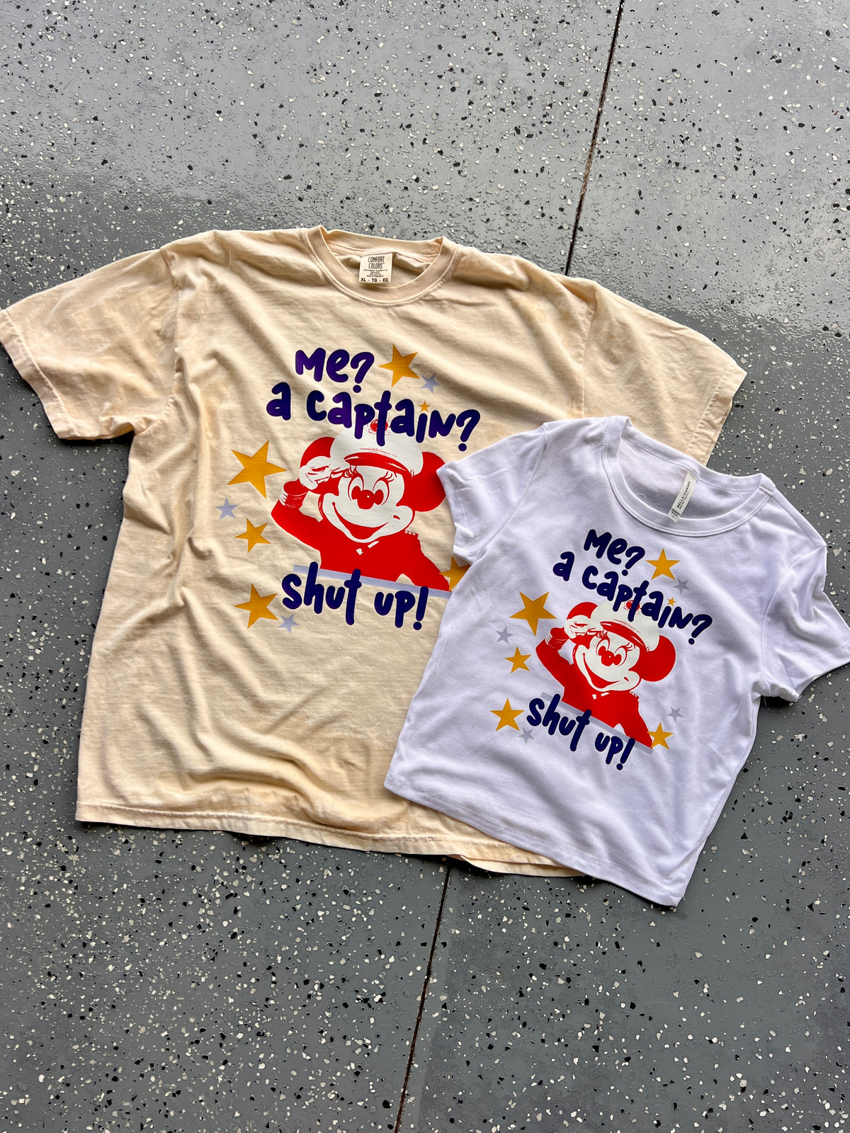 Captain Minnie Baby Tee